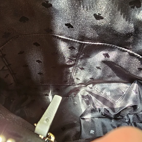 Kate Spade Matthew's Street Maise Black & White Bow Handbag Sachel NWOT Sold out - Picture 16 of 16